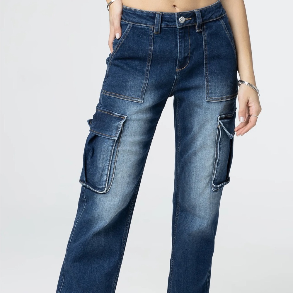 Miss Me cargo jeans. Purchased less than a year ago.